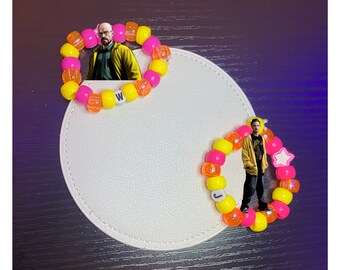 Walter White and Jesse Pinkman Matching bracelets