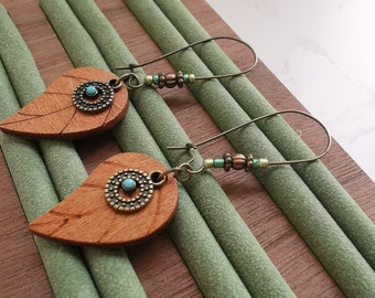 Boho Dangle Earrings, Dangle Earrings,Boho Earrings, boho, Ethnic Earrings, boho jewelry, summer jewelry, summer earrings, copper earrings