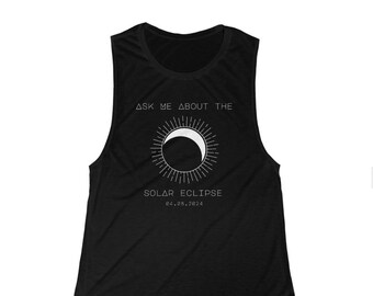 Women's Eclipse 2024 Scoop Muscle Tank (Black/Large)