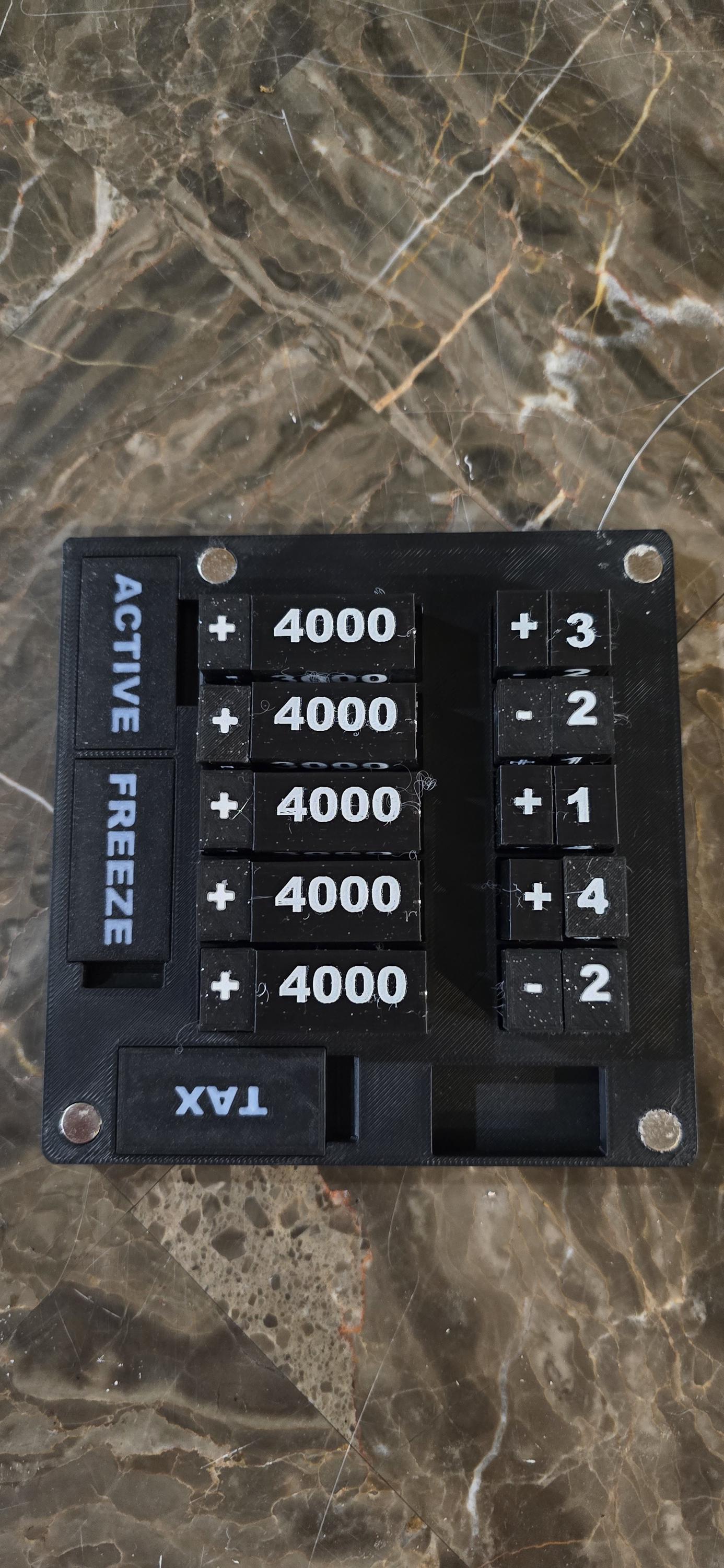 1P TCG Counter Token Tray Power, Cost, and Status Tracker- 1p Theme - Etsy