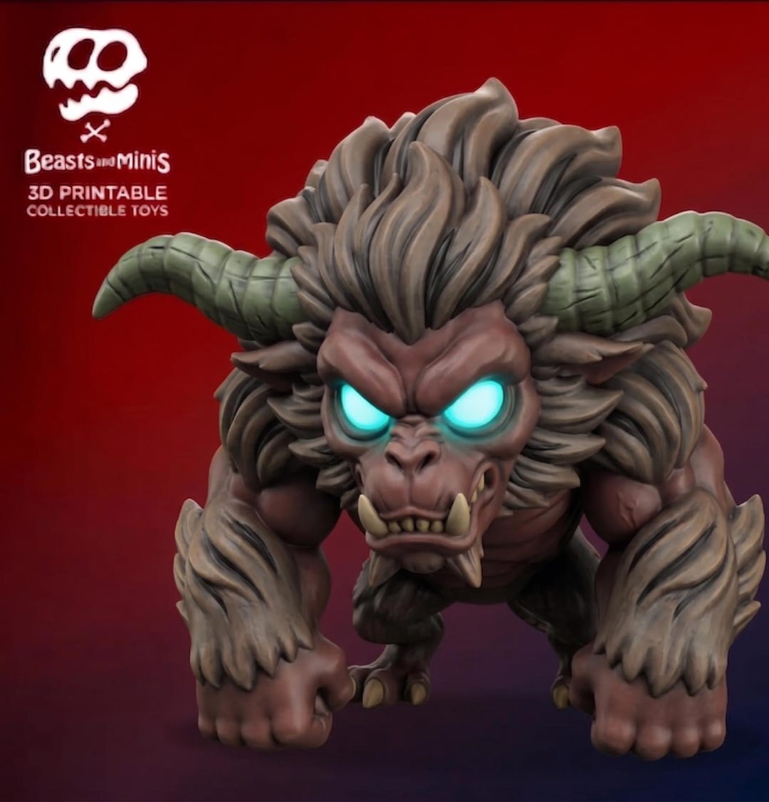 Bedtime Rajang Rajang Mini Figure - Etsy