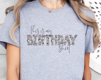 This Is My Birthday Shirt, Birthday Shirt, Birthday Party Shirt, My Birthday Tee, Birthday Gift, Birthday Queen Tshirt, Gift For Birthday