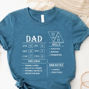 DnD Dad Shirt, Fathers Day Gifts, Dungeons and Dragons Shirt,Dad Gift,Funny DnD Shirt,Fathers Day Shirt,Fathers Day Gift, Dungeon Master Tee