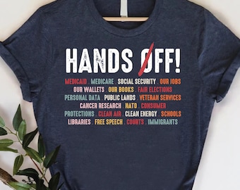 Hands Off Protest Tee, Political Activism Shirt