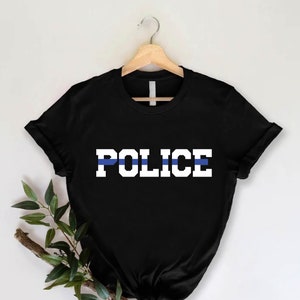 Retro Police Shirt,Fathers Day Gift,Shirt For Police Officer Dad,Police Officer Gift For Men and Women,  Police Apparel,Police Support Shirt