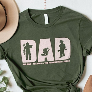Dad Firefighter Shirt, Gifts for Dad, Fireman Shirt, Fathers Day Gift, Firefighting Tee, Gift for Firefighter, Dad Gifts, Fathers Day Shirt