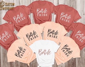 Bride Tribe Shirt, Bridal Party Wedding Gift