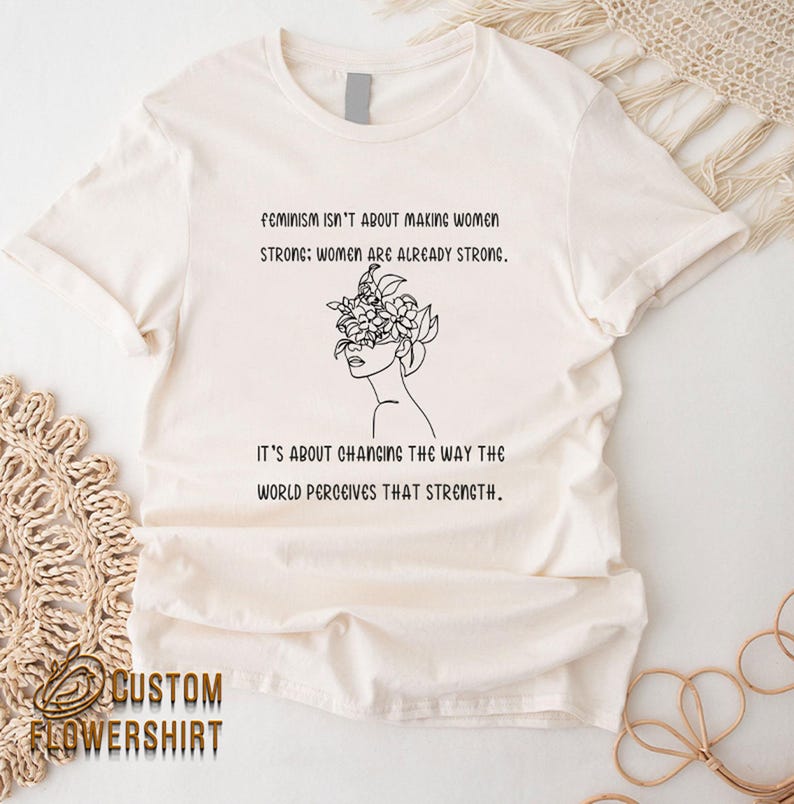 Feminism Definition Shirt, Women Rights Tee, Girl Power zdjęcie 3