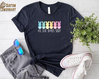 Camiseta de Pascua "Oh For Peeps Sake", linda camiseta familiar a juego.