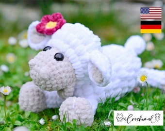 sheep crochet pattern; amigurumi sheep; toy crochet pattern; crochet little sheep; crochet easter;