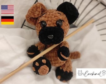 dog crochet pattern; amigurumi pattern; little dog pattern; pdf download; easy dog pattern; crochet dog; amigurumi toy