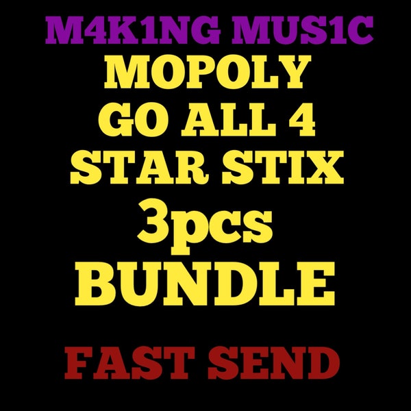 MOGO  any 4 star STIX BUNDLE ( 3pcs per bundle )