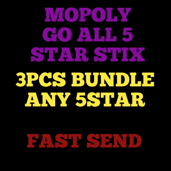 MOGO all 5 star stix BUNDLE (any 3pcs per BUNDLE)