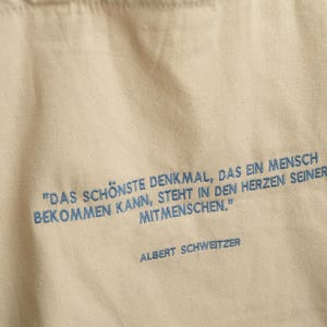 Personalisierte Stick-Tasche, bestickt mit Lieblingszitat, Songtext oder Gedicht, einzigartiges Geschenk, Custom Text Bag, Statementtasche