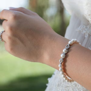 White Harmony Pearl Bridal Jewelry Set – Genuine Natural Pearls, Luxury