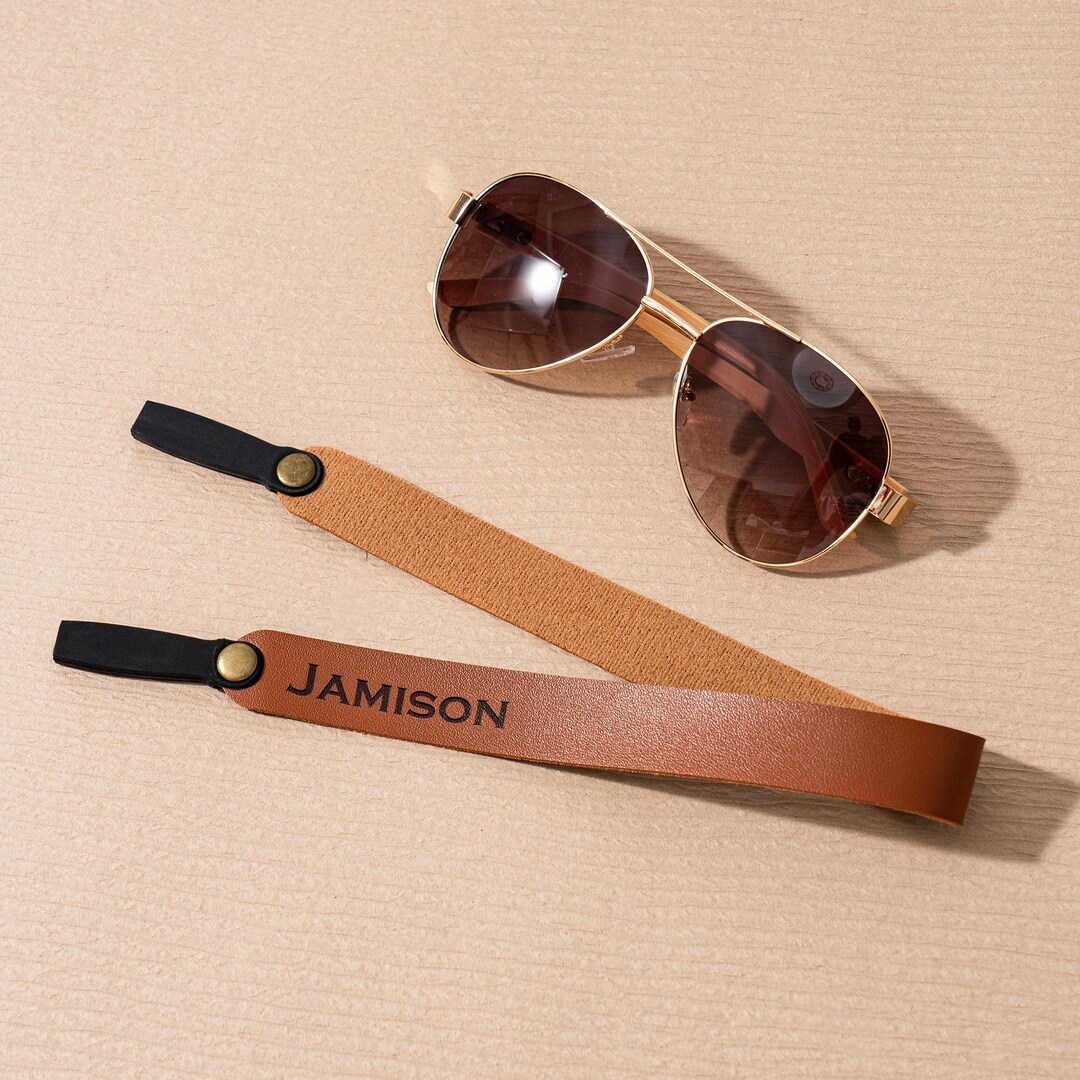 Personalized Strap for Sunglasses, Custom Name Sunglass Strap, Sunglass ...