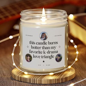 Funny Kdrama Candle, Kdrama Gift, Gift for Korean Lover, Kdrama Shirt, Korean Drama Addict, Korean Style, Korean Aesthetic, K-drama Lover