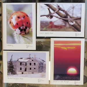 Handgefertigte Foto Grußkarten aus meinem Fotografie Portfolio