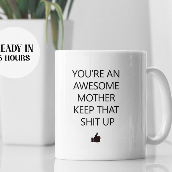 Special Funny Mug For Mom, Gift for Happy Mothers Day, Coffee Mug, Mom Birthday Gift, Mothers Day Mug, A Lot Of Shit Mug, Best Mom Ever Gift