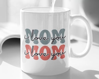 Heartfelt Gift for Mother's Day Wraps, Coffee Mugs, 11oz Handcrafted Ceramic Mugs, 15oz Mugs, Personalized Gifts for Mom, Digital Download