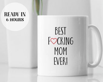 Personalized Funny Coffee Mug For Mom, Gift for Happy Mothers Day, Mom Birthday Gift, Mothers Day Mug, A Lot Of Shit Mug, Best Mom Ever Gift