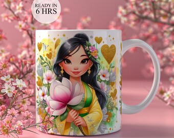 Darling Romantic Mug, Gift for Her, Best Mug Gift, Love Design Mugs, 11oz Cheramic Mugs, 15oz Women Coffee Mug, Valentines Day Coffee Mug