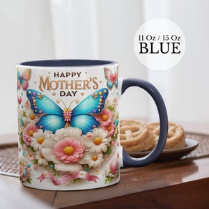 Appealing Gift for Mother's Day Wraps, 3D Mugs, 11oz 3D Mug, 15oz Love Mom Wrap, Gift for Mom, Personalized Gift for Mom, Digital Download, zdjęcie 9