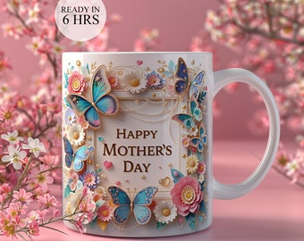 Remarkable Gift for Mother's Day Wraps, 3D Mugs, 11oz 3D Mug, 15oz Love Mom Wrap, Gift for Mom, Personalized Gift for Mom, Digital Download