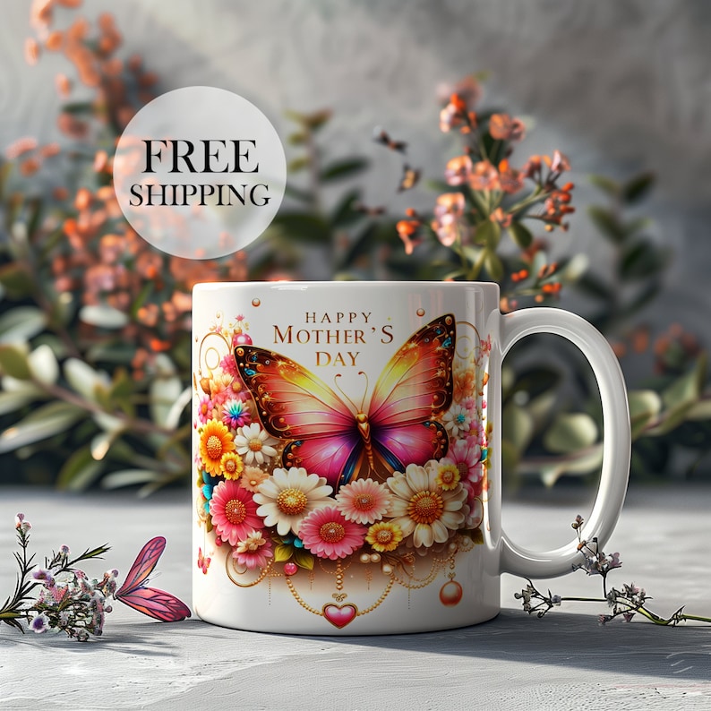 Captivating Gift for Mother's Day Wraps, 3D Mugs, 11oz 3D Mug, 15oz Love Mom Wrap, Gift for Mom, Personalized Gift for Mom, Digital Download zdjęcie 2