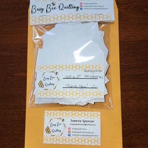 Pre-cut Honeycomb variation #2 paper pieces - English Paper Piecing - EPP - pre-cut shapes - Honeycomb template - quilting supply