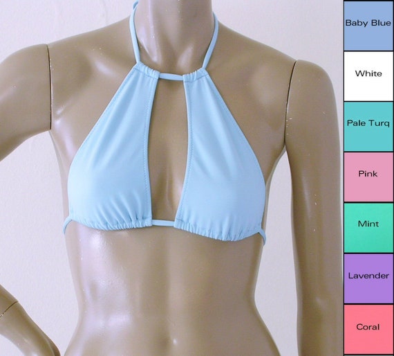 high neck bikini set
