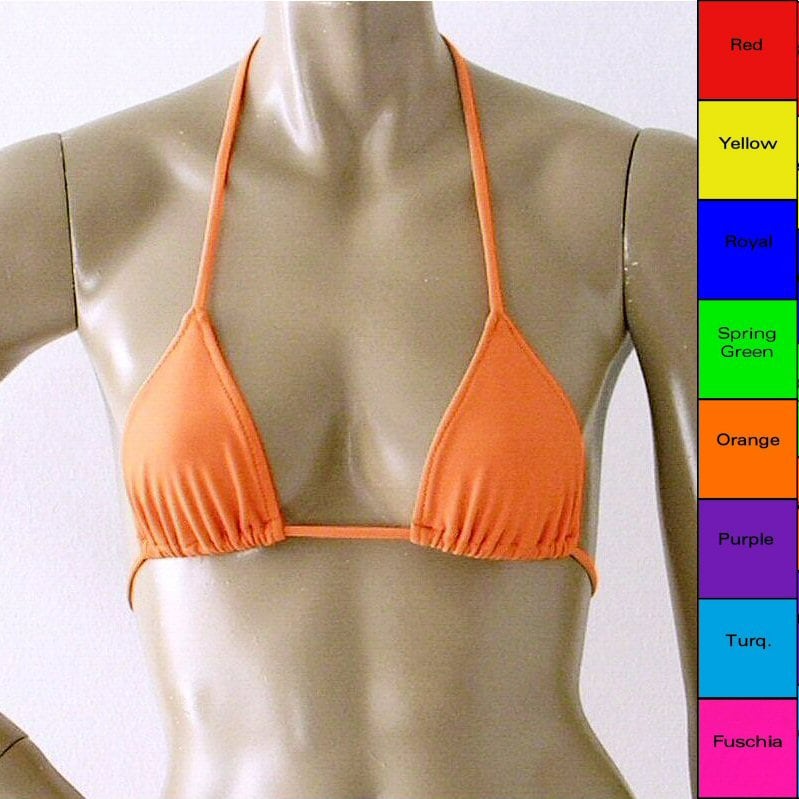 Women's Cut Out Bralette Bikini Top - Wild Fable™ Coral Orange XS