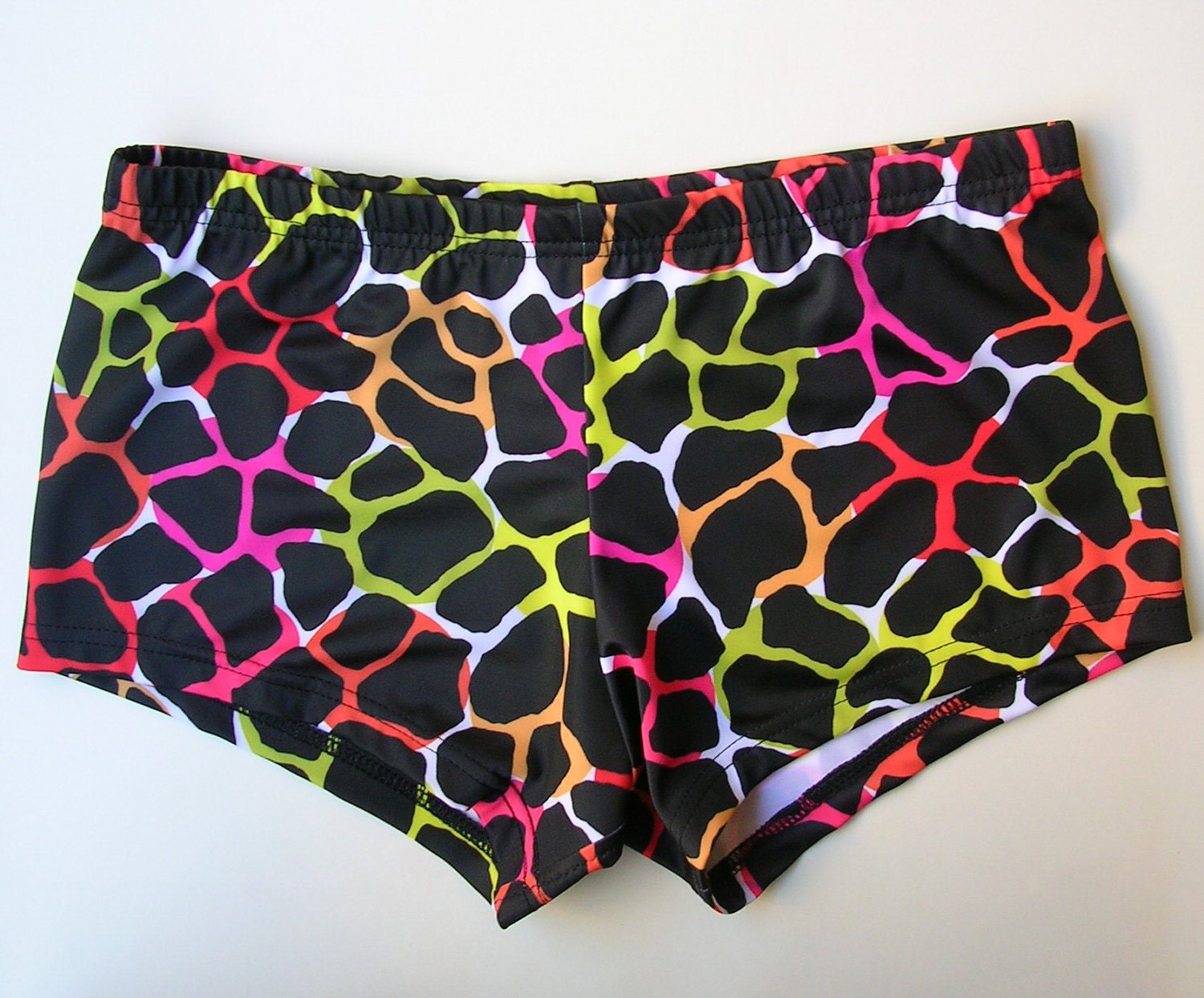 Mens Low Rise Square Cut Swimsuit in Wired Giraffe Print - Etsy