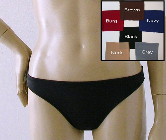 full coverage black bikini bottoms