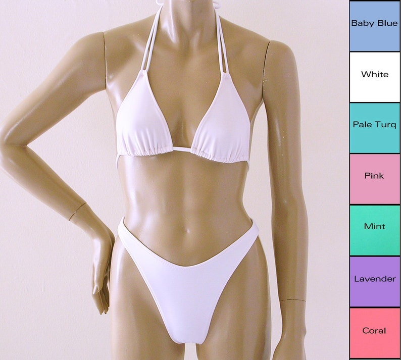 double lined high waisted bikini