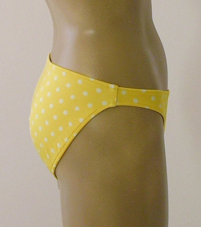 Retro Bandeau Halter Bikini Top and Full Coverage Bikini | Etsy