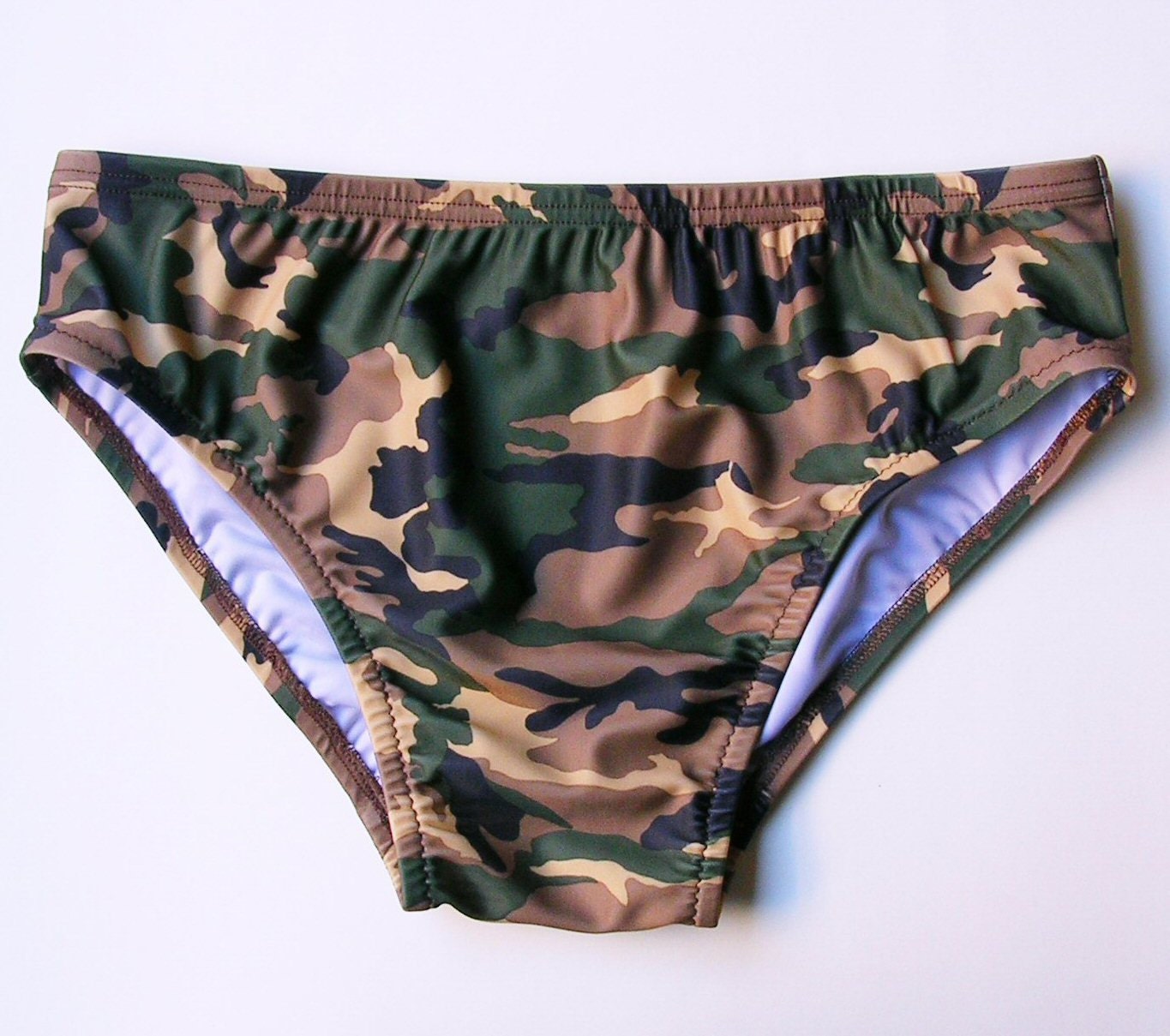 Mens Swim Brief Swimsuit Made To Order in Camouflage Print in Etsy