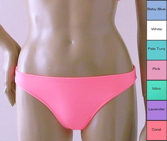 pink bikini bottoms full coverage