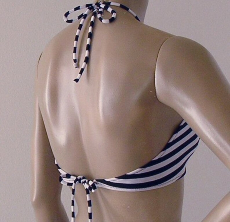 full coverage halter bikini top
