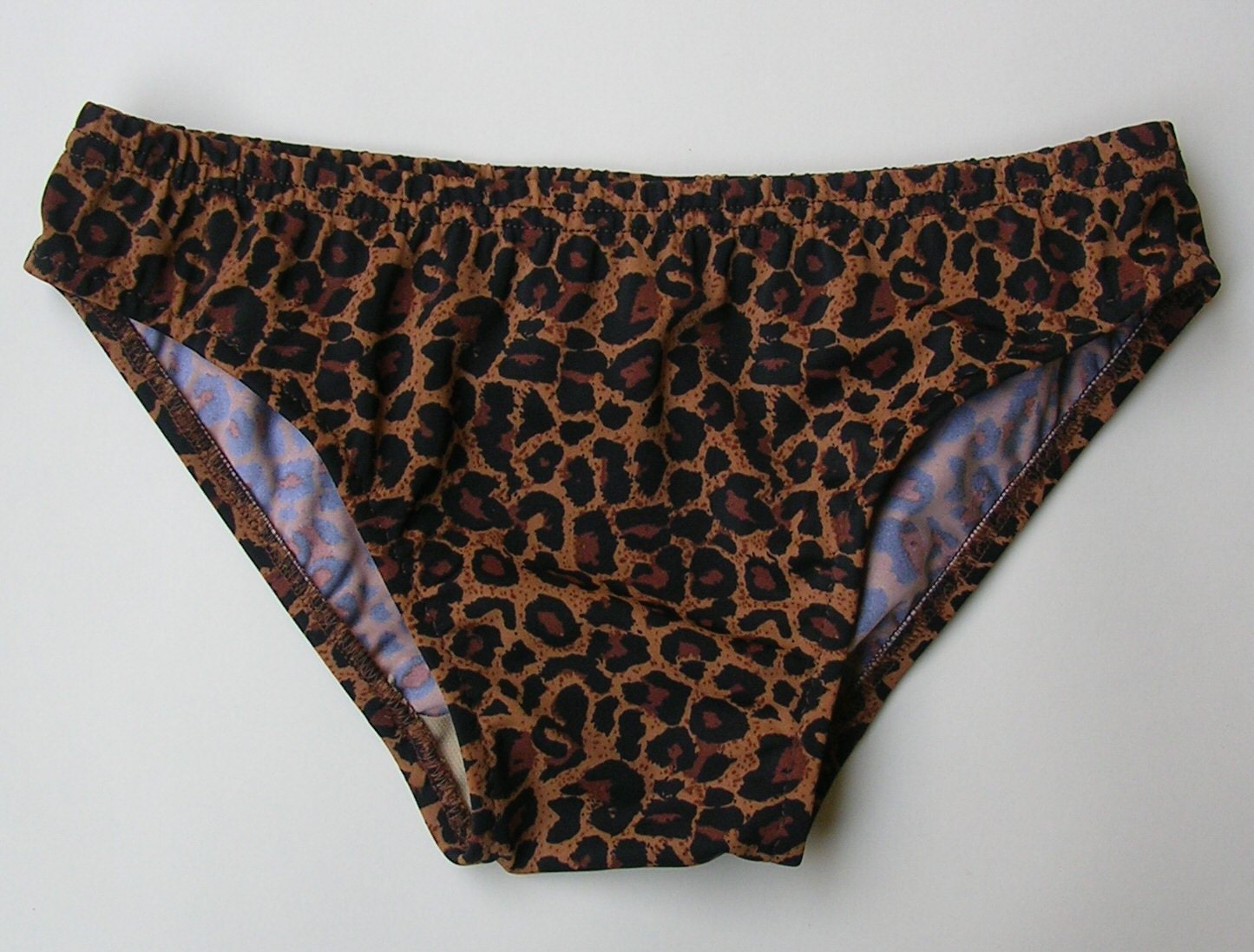 Men's Brown Leopard Low Rise Brief Swimsuit in S-M-L-XL | Etsy