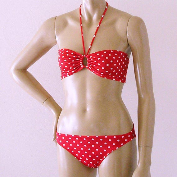 polka dot bandeau