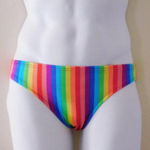 Neon Rave Rainbow Speedo for Ken and FR Homme. 