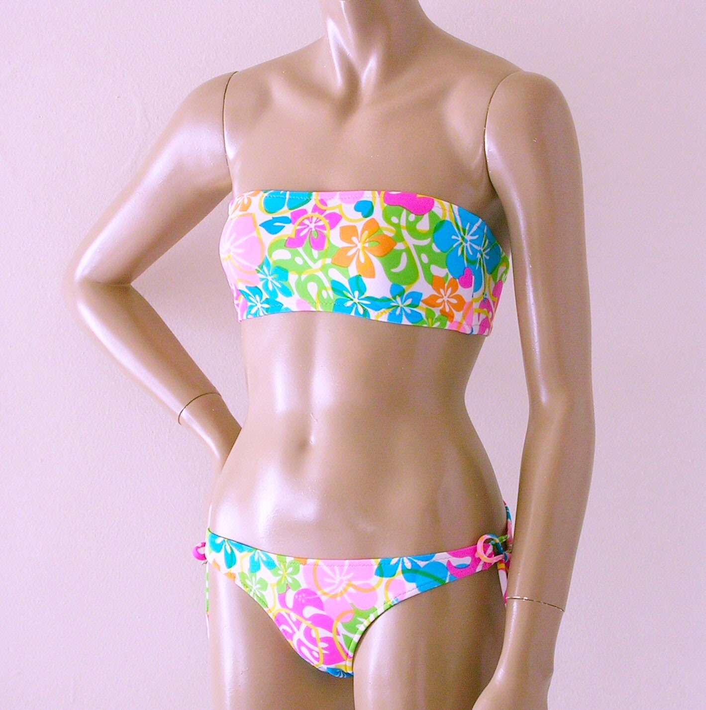 Discover Coloré Maillots de Bain Bikini sans Bretelles pour Femmes