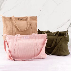 Sac à main en velours côtelé brodé, Sac à bandoulière brodé tendance personnalisé, Cartable grande capacité, Sac messager d'école, Sac de transport