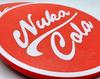 Pack of 4 Nuka Cola Coasters - Heat Resistant & Durable, Retro Gaming Decor