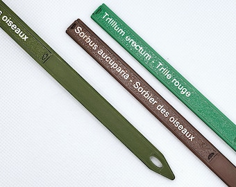Customizable Garden Identification Tags - Personalize Your Plants! Elegant and Durable Garden Tags and Stakes - Sleek Design