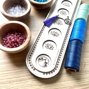 Create Your Own Mala Kit – Handmade Mala Beads Necklace Kit with Mala Board and Crystals