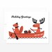 Carolyn reviewed Funny Canada Christmas Card - Funny Canadian xmas Card - The Great White North Card, Canoe, Moose, Beaver, Rocky & Bullwinkle, Canadiana