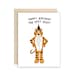 Happy Birthday Sexy Beast Greeting Card - Party Animal Tiger Card, Funny Birthday Card, Nip Slip Birthday Card 