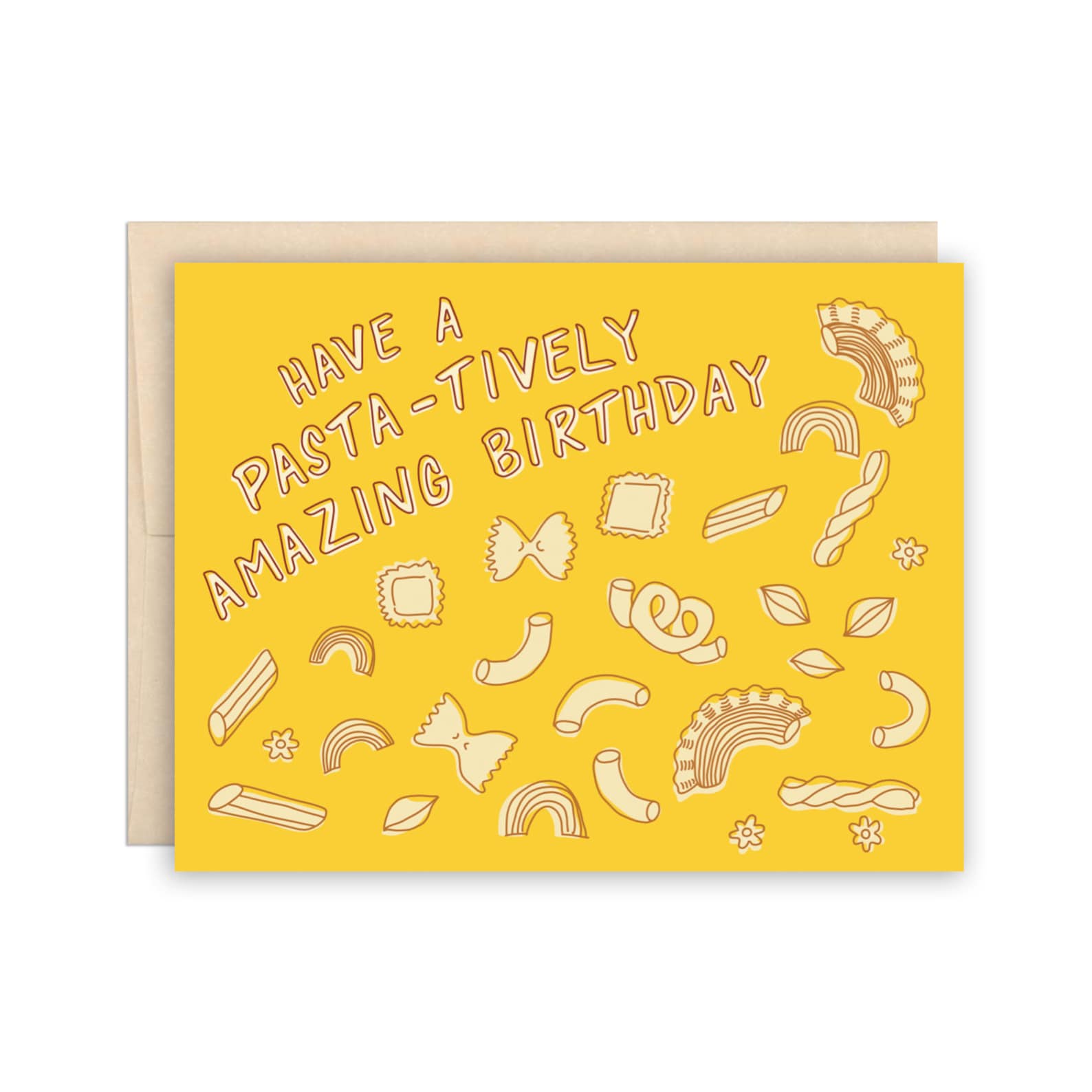 Funny Pasta Birthday Card Pasta Shapes Birthday Card Pasta Etsy